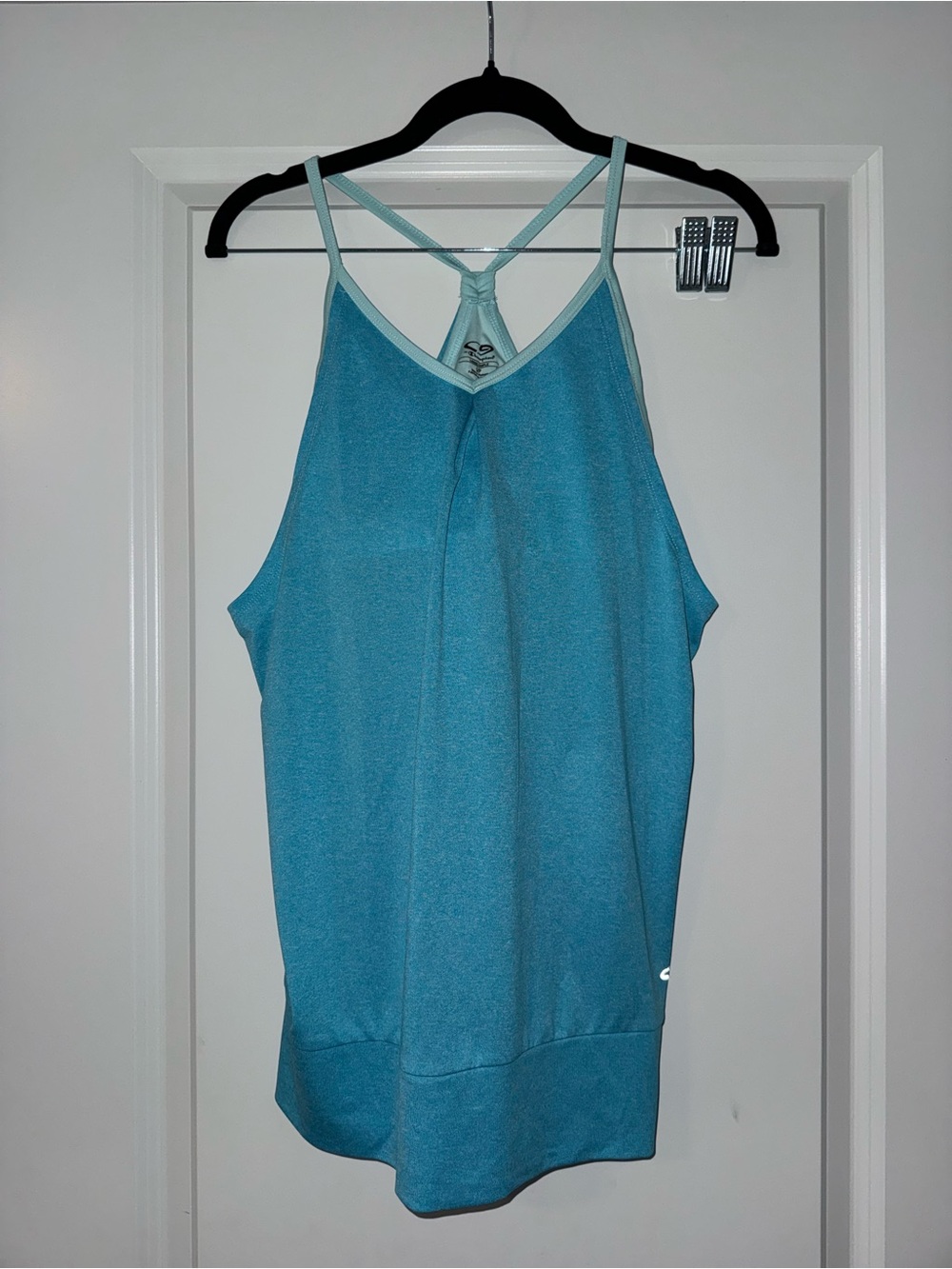 Champion Teal Strappy Athletic Tank Top